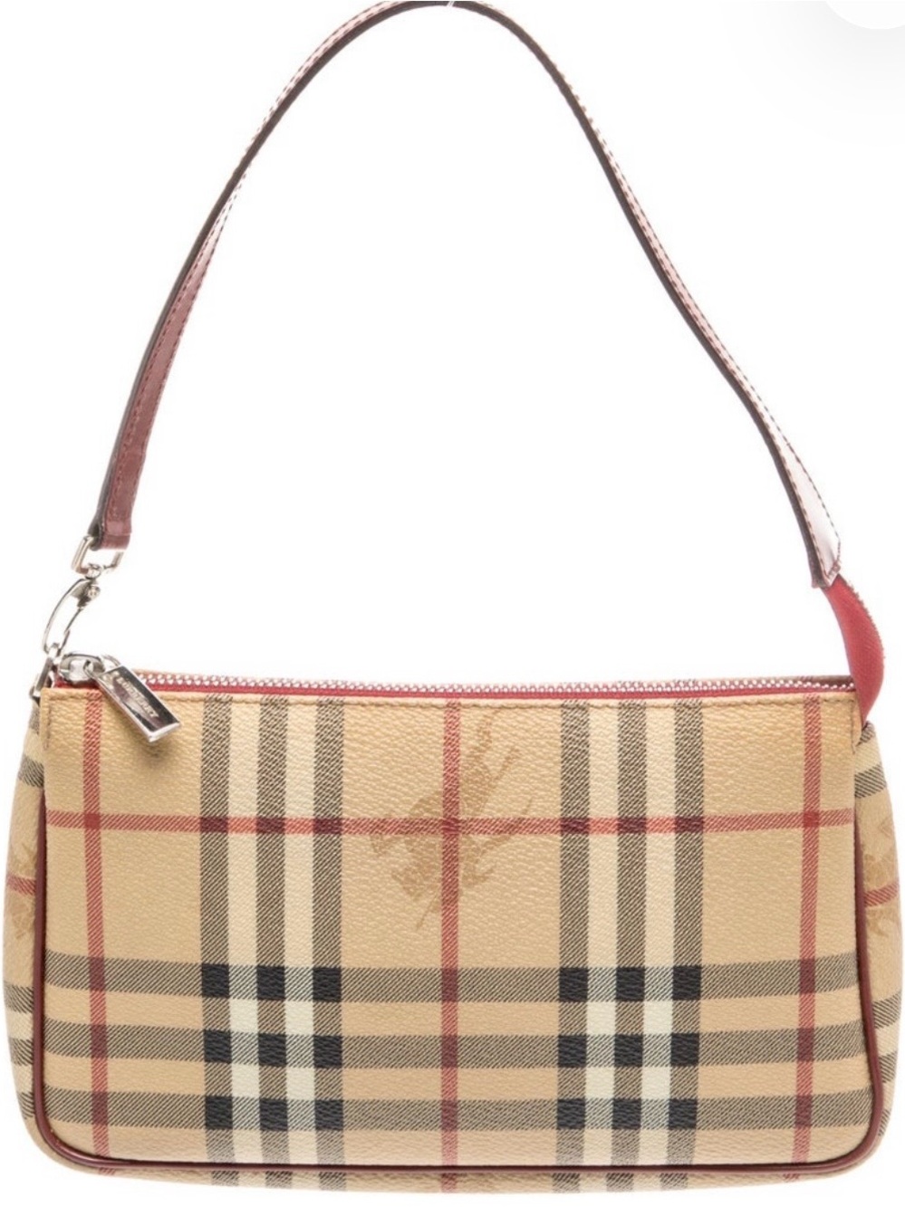 Vintage Burberry Haymarket Check Mini Shoulder Bag Y2K